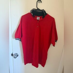 Red Men's polo  Shirt